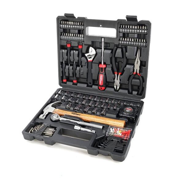Hyper Tough 116pc Home Repair Tool Set, New, 11inX13inX3in 6.06lb - Picture 1 of 5